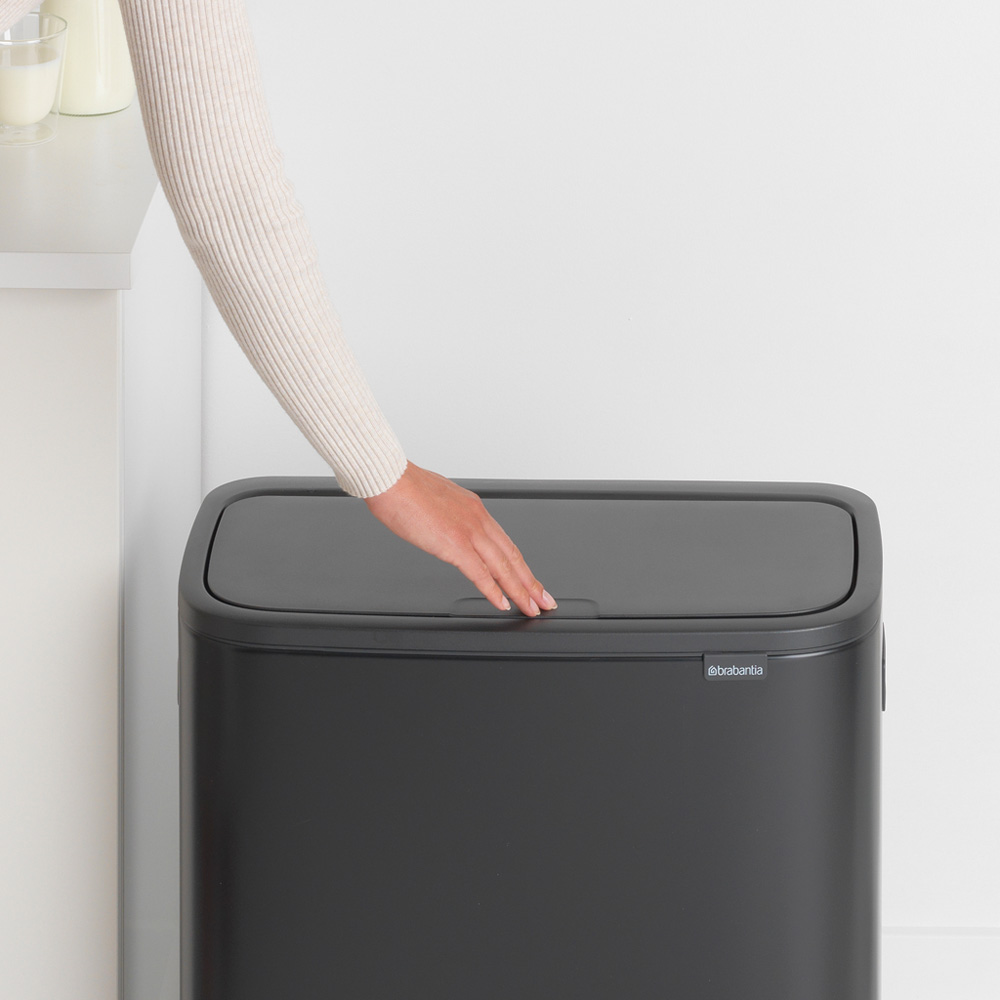 Brabantia odpadkový koš Bo Touch Bin - 2 x30L,matná černá