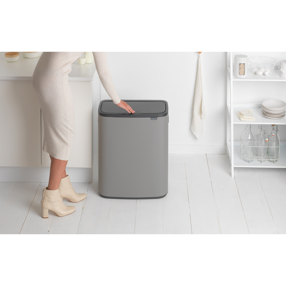 Brabantia odpadkový koš Bo Touch Bin - 60L,minerální sv.šedá