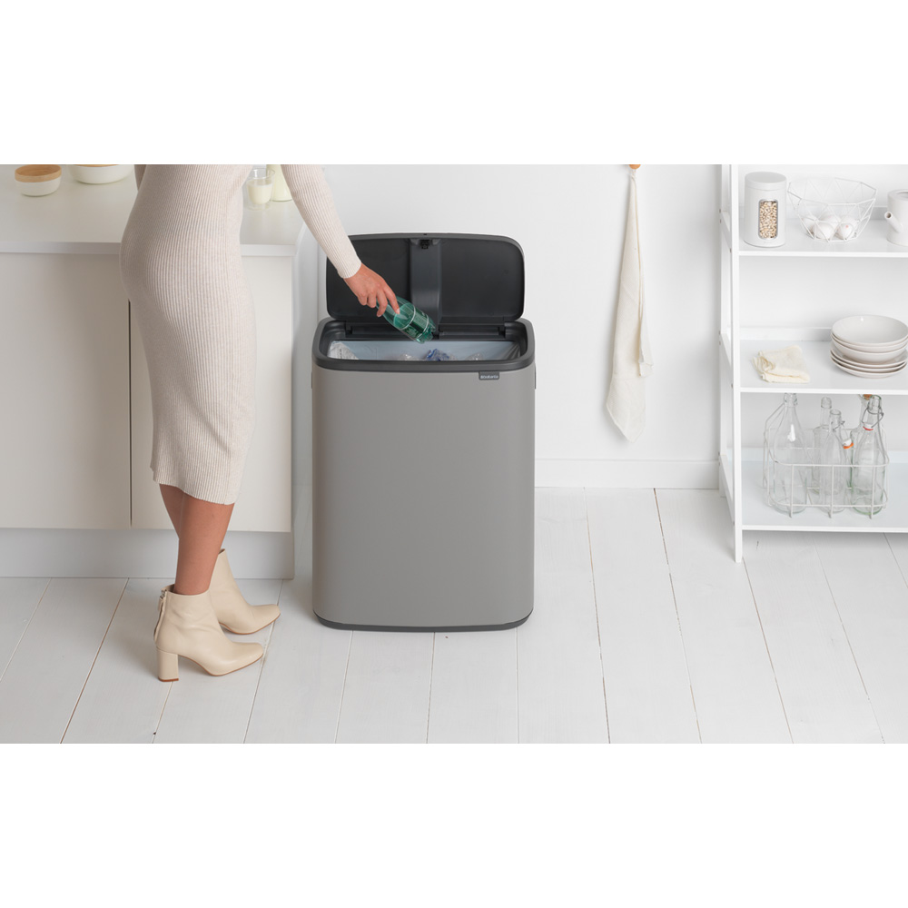 Brabantia odpadkový koš Bo Touch Bin - 60L,minerální sv.šedá