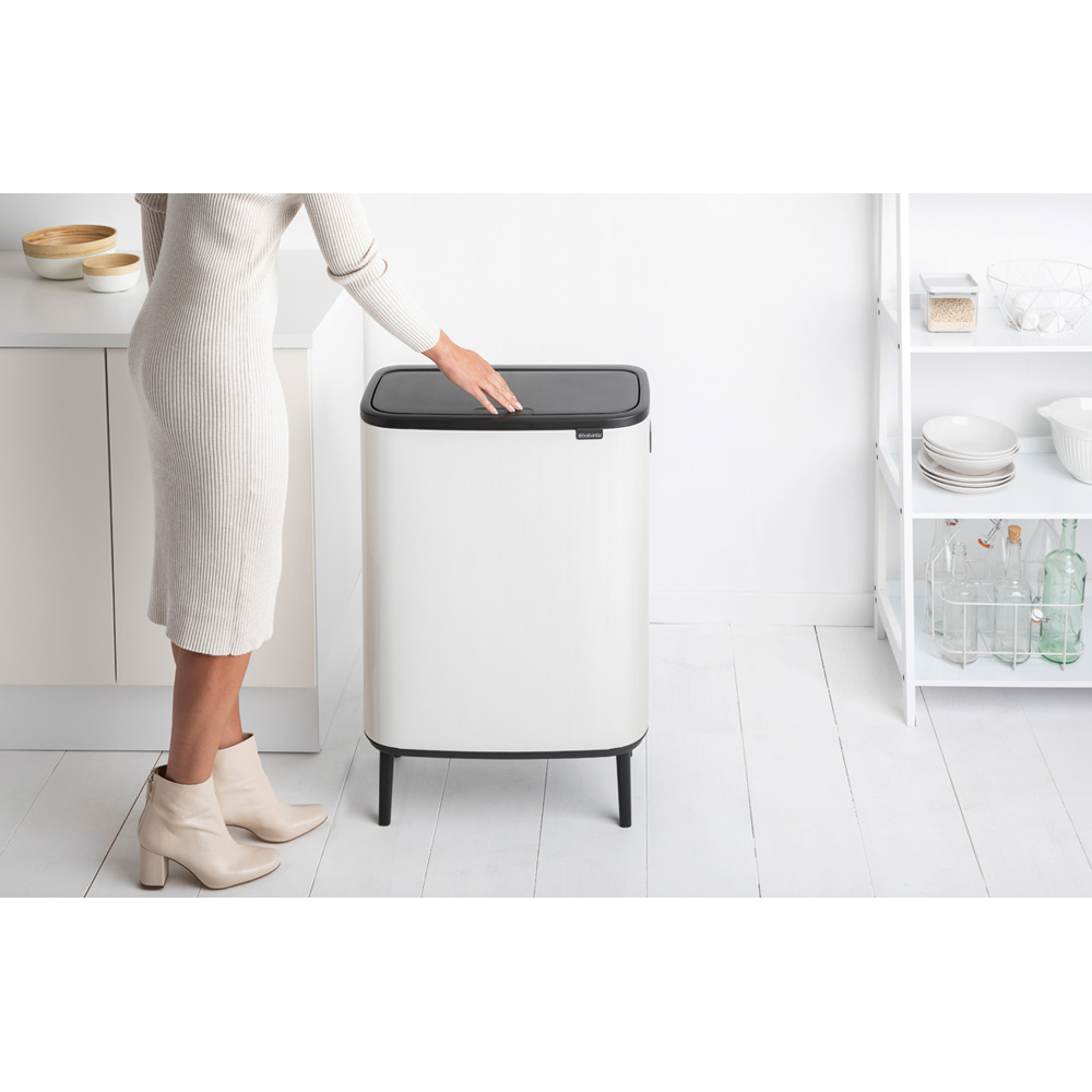 Brabantia odpadkový koš Bo Touch Bin Hi - 2 x30L,bílá