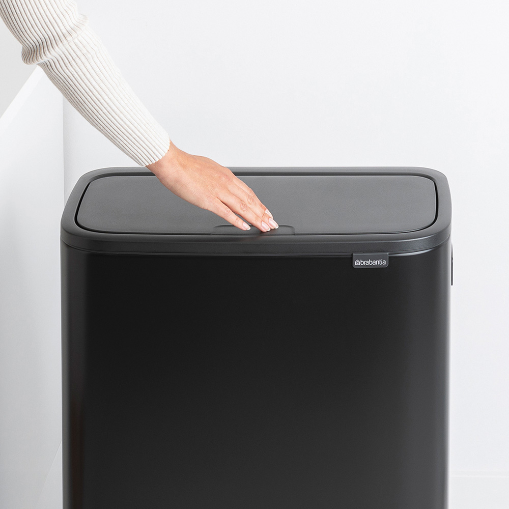 Brabantia odpadkový koš Bo Touch Bin Hi - 2 x30L,matná černá