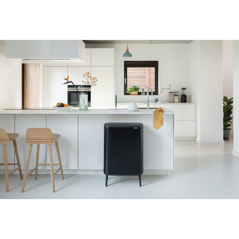 Brabantia odpadkový koš Bo Touch Bin Hi - 2 x30L,matná černá