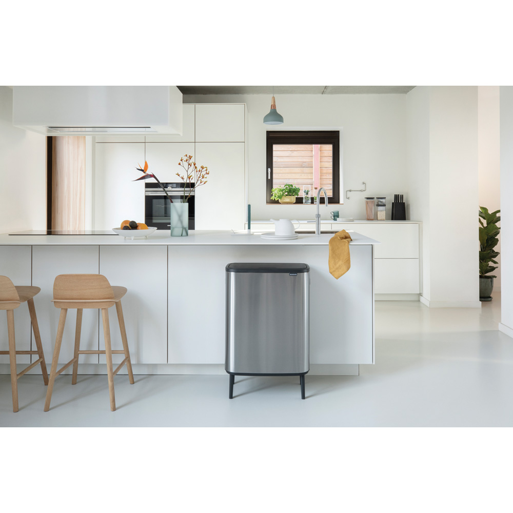 Brabantia odpadkový koš Bo Touch Bin Hi- 2 x30L,matná ocel FPP