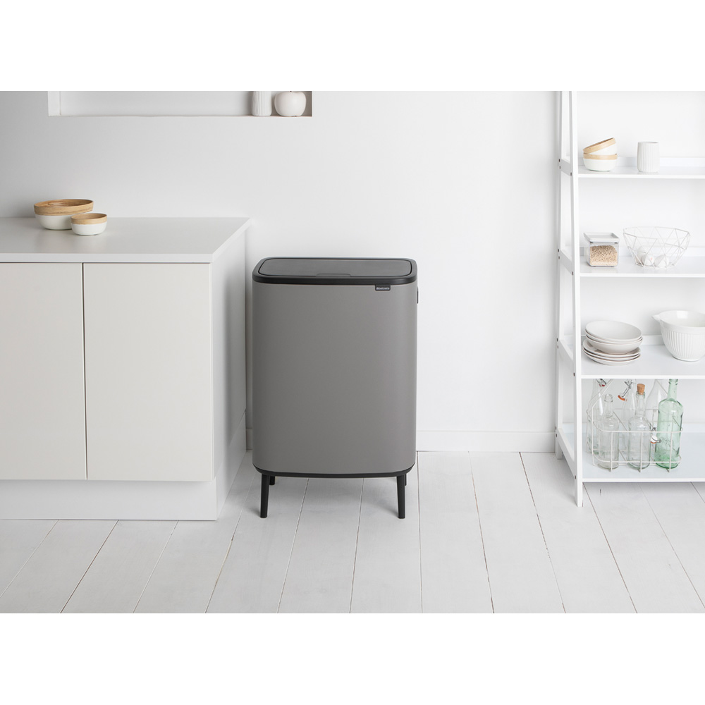 Brabantia odpadkový koš Bo Touch Bin Hi - 60L,minerální sv.šedá