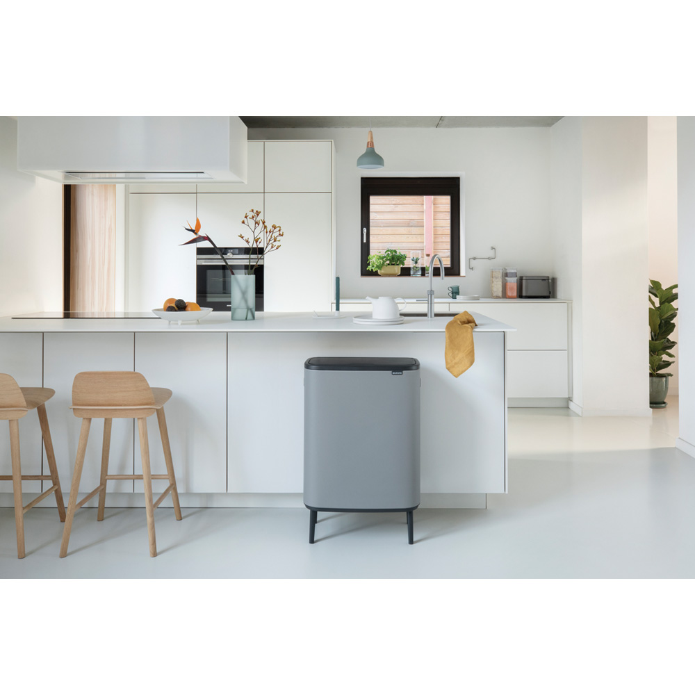 Brabantia odpadkový koš Bo Touch Bin Hi - 60L,minerální sv.šedá
