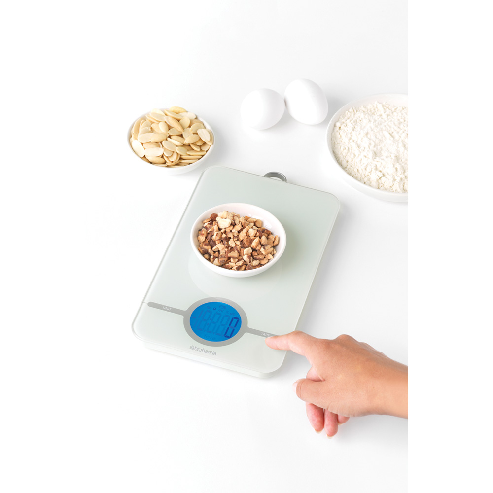 Brabantia digitální kuchyňská váha, světle šedá