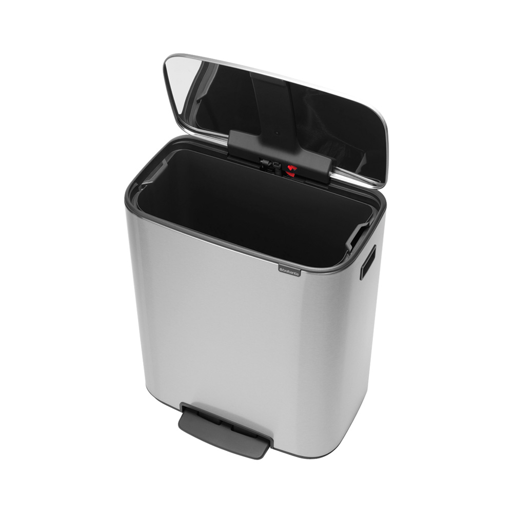 Brabantia odpadkový pedálový koš Bo 60L,matná ocel FPP