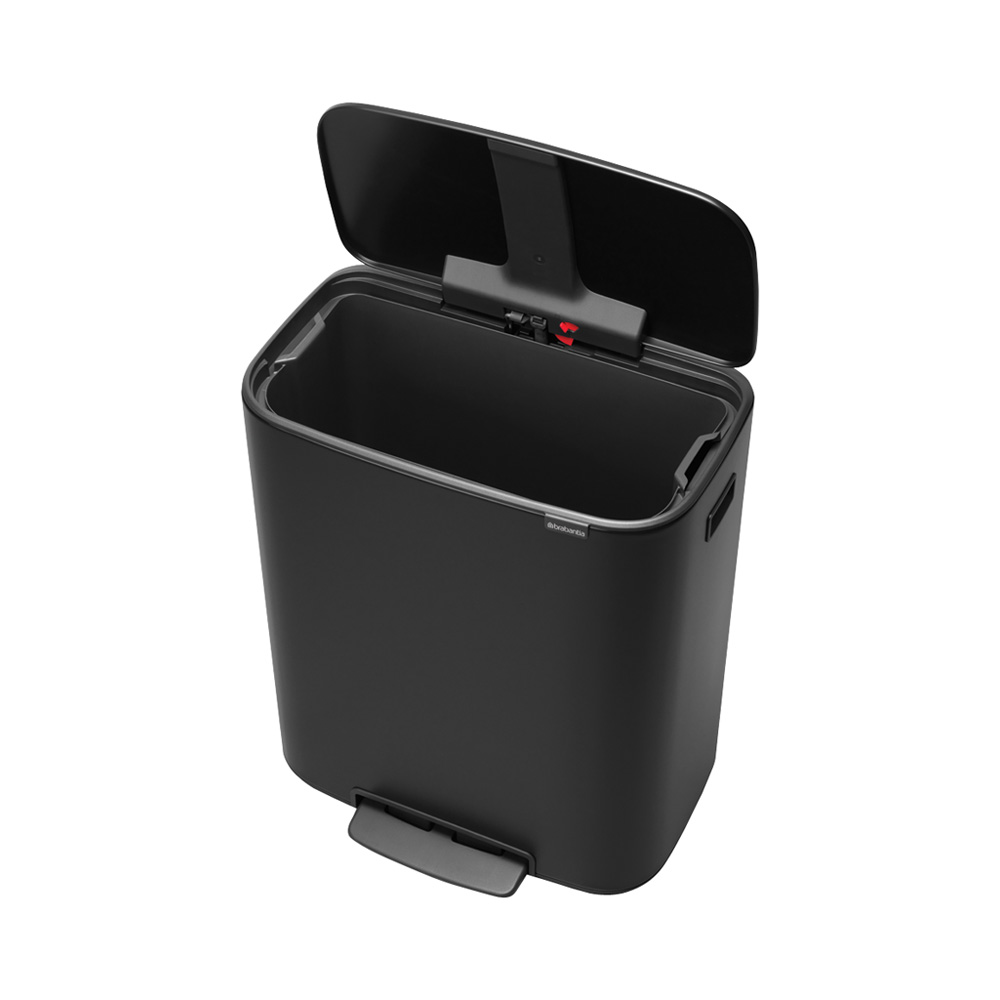 Brabantia odpadkový pedálový koš Bo 60L,matná černá