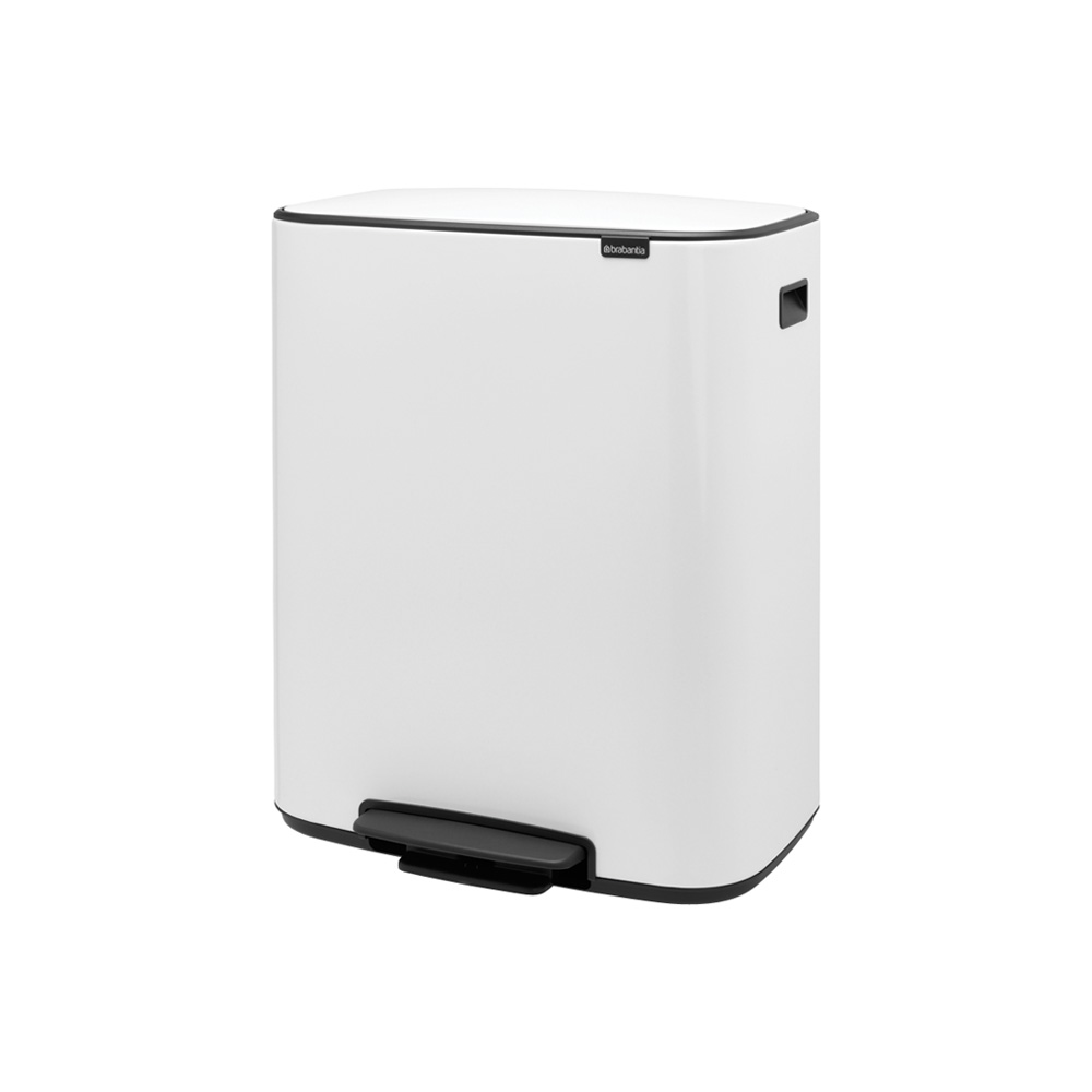 Brabantia odpadkový pedálový koš Bo 2x30L, bílá