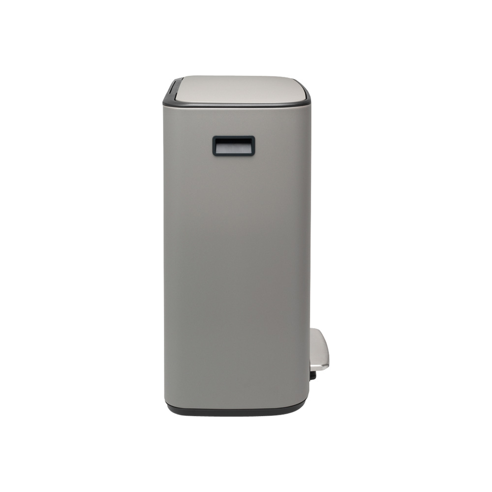 Brabantia odpadkový pedálový koš Bo 2x30L, minerální světle šedá