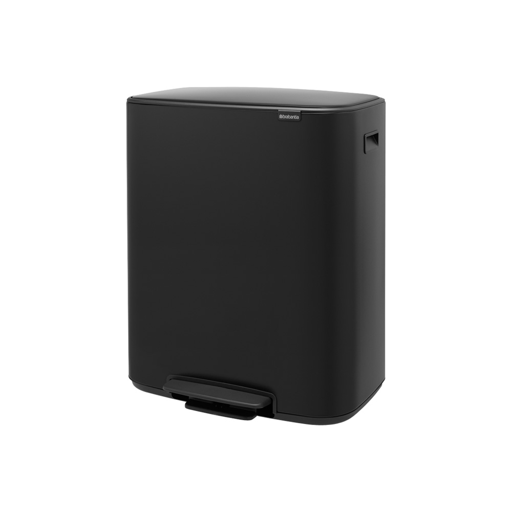 Brabantia odpadkový pedálový koš Bo 2x30L, matná černá