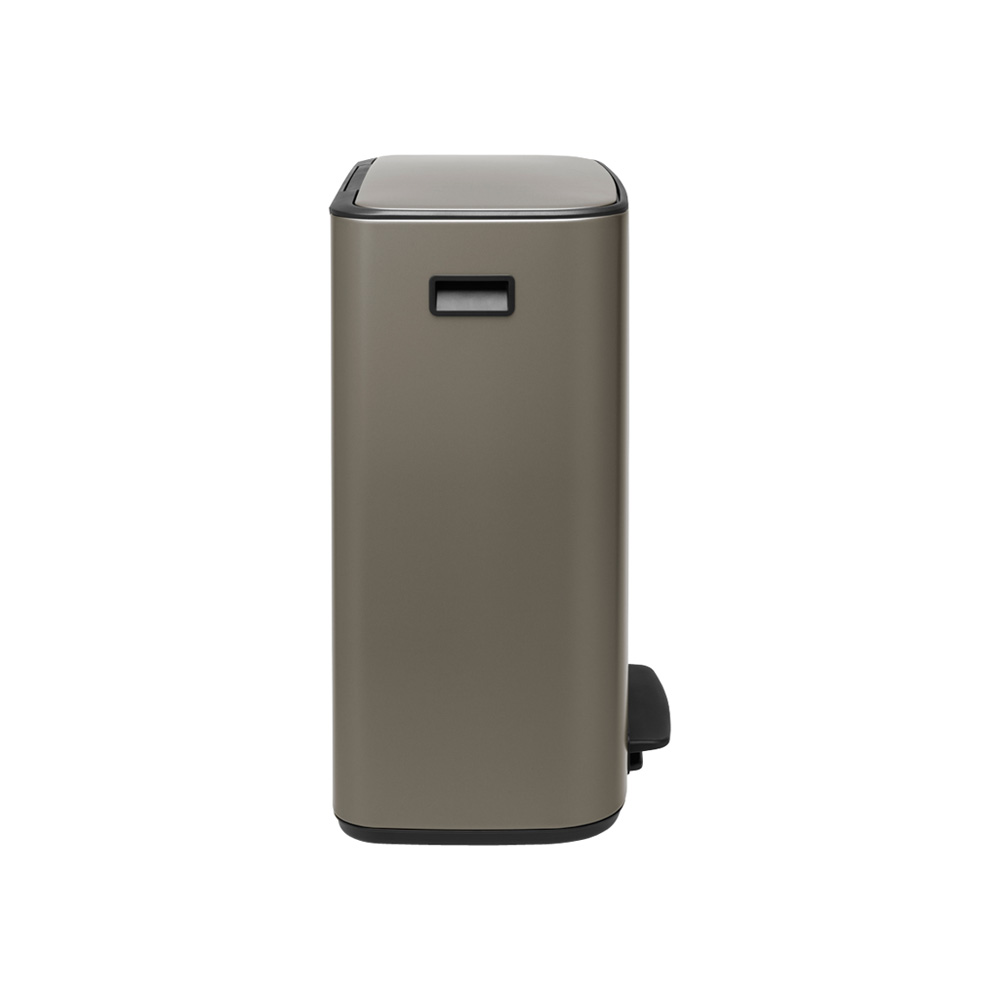 Brabantia odpadkový pedálový koš Bo 2x30L, platinová