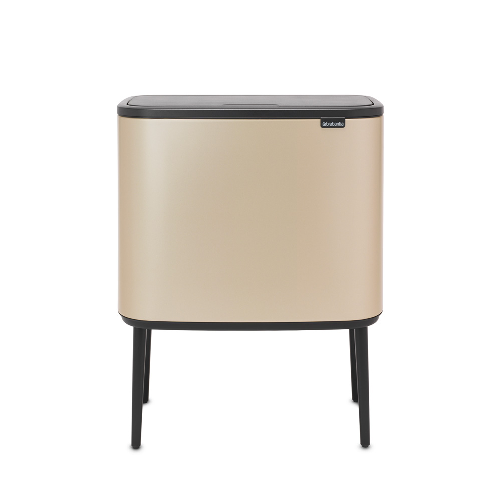 Brabantia odpadkový koš BO Touch Bin - 3 x 11 L, metalická zlatá