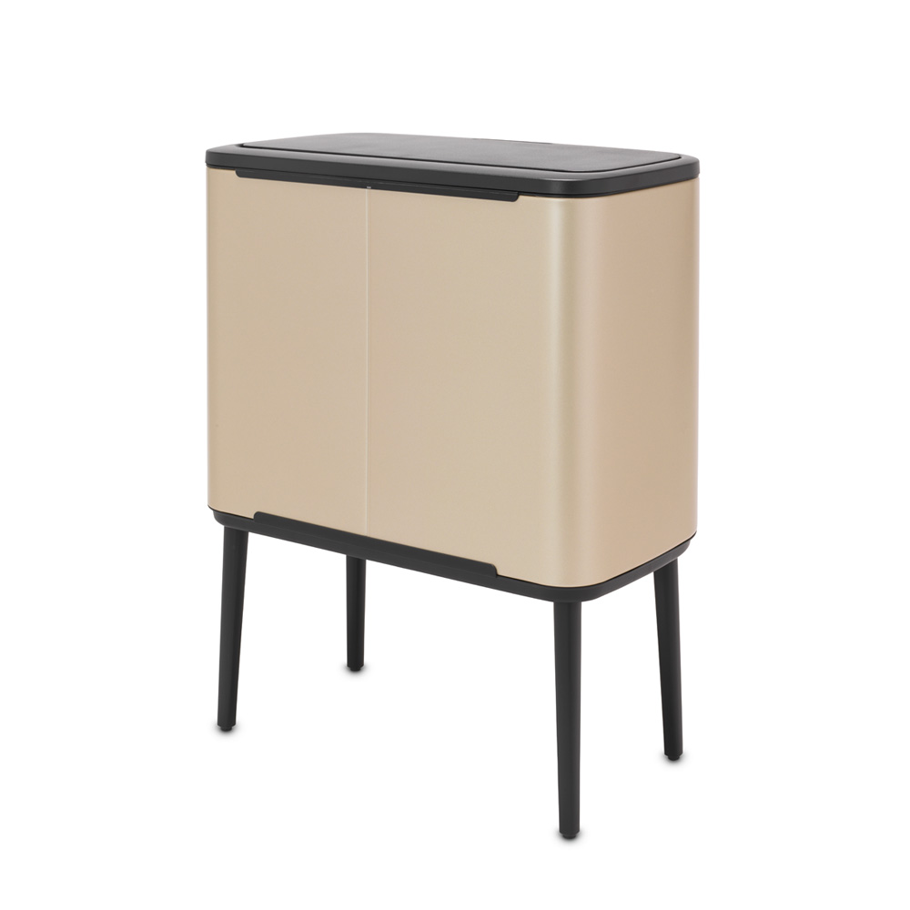 Brabantia odpadkový koš BO Touch Bin - 3 x 11 L, metalická zlatá