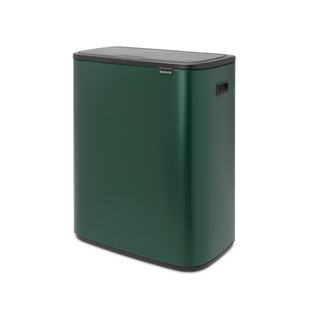Brabantia odpadkový koš Bo Touch Bin - 2 x30 L, tmavě zelená