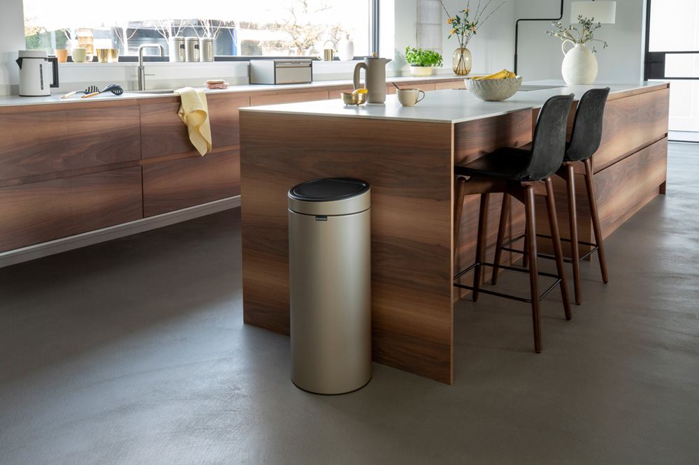 Brabantia odpadkový koš Touch Bin New 30 L, metalická zlatá