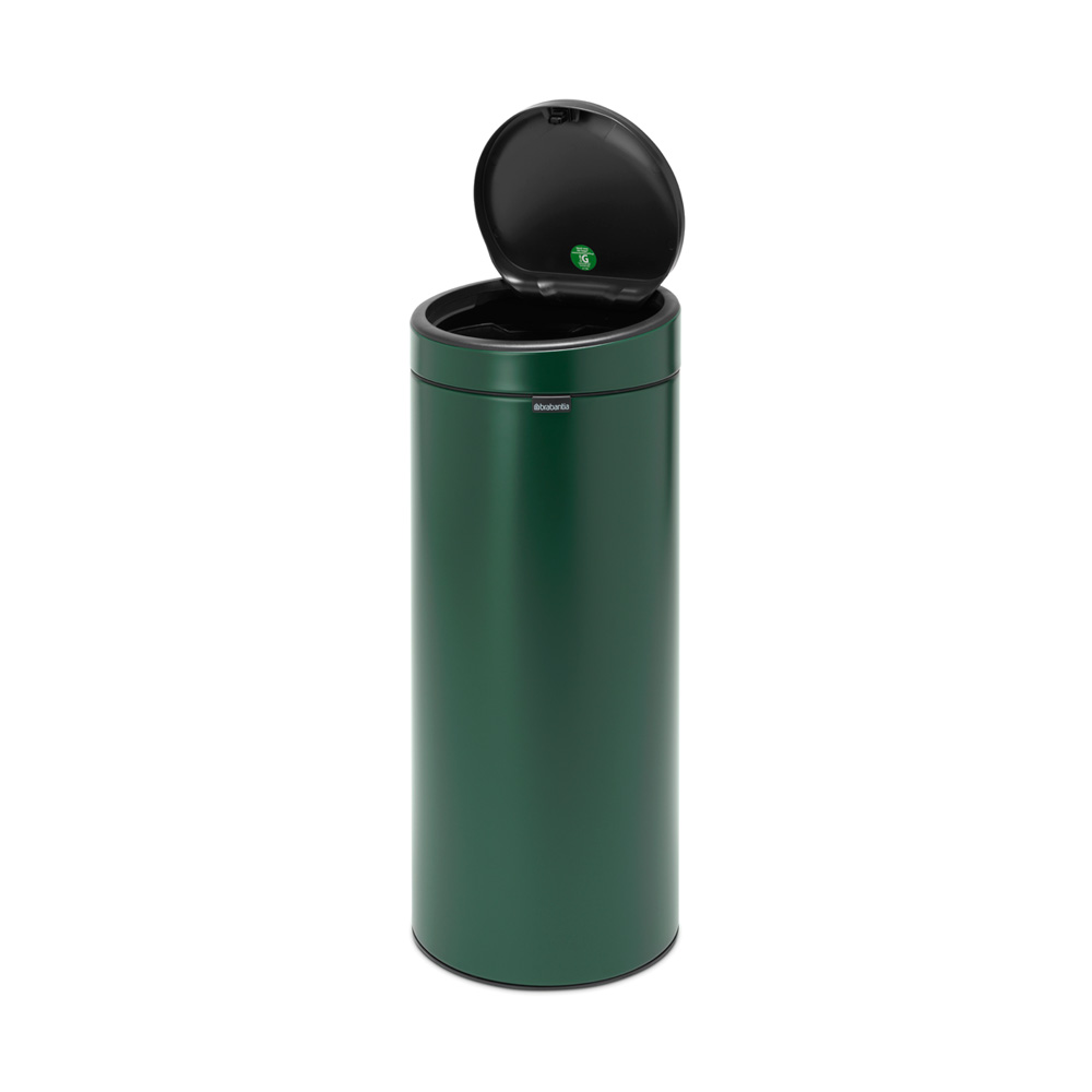 Brabantia odpadkový koš Touch Bin New 30 L, tmavě zelená